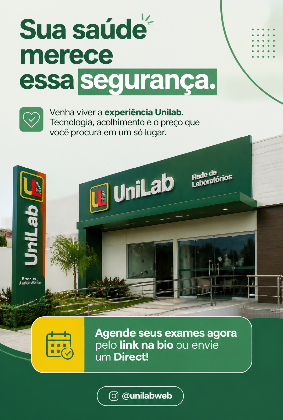 Fachada do Laboratório UniLab