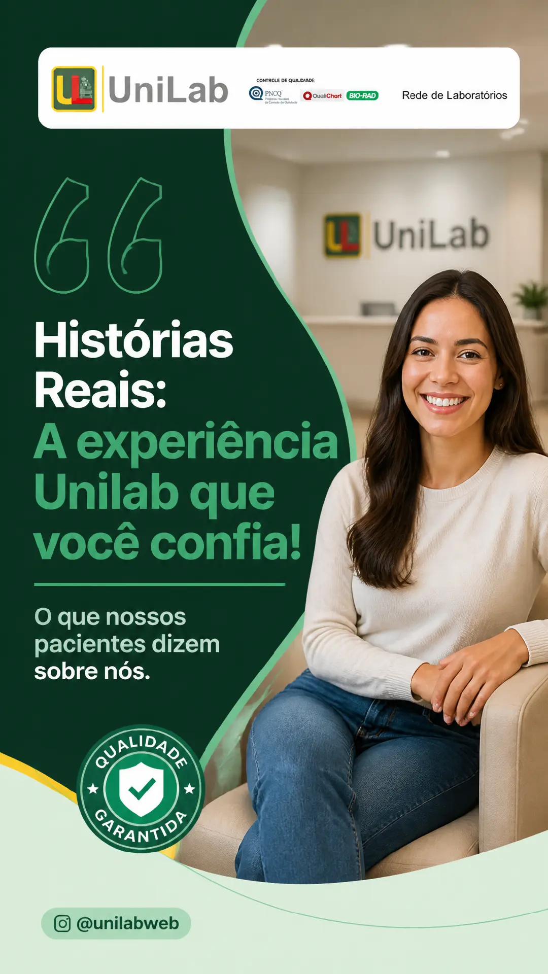 Histórias reais: a experiência UniLab que você confia